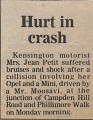 19781201 HURT CRASH KNP